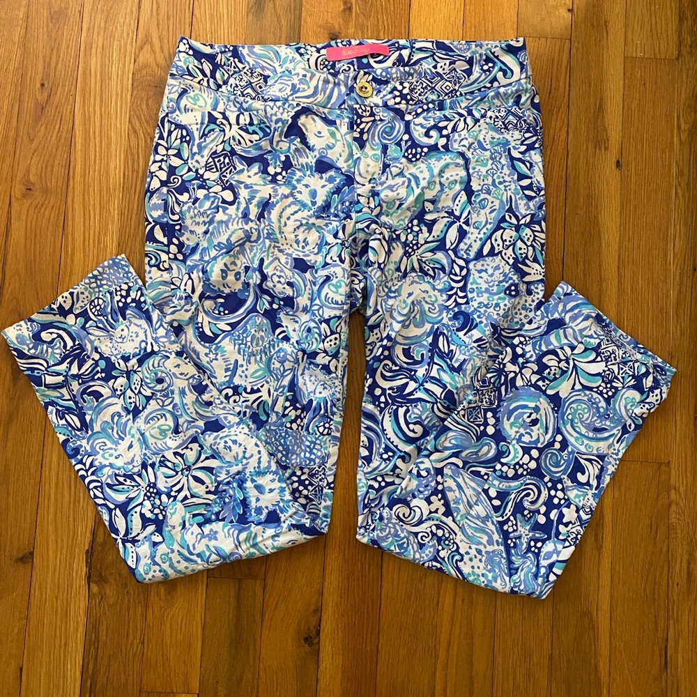 Lilly Pulitzer Kelly Skinny ankle pants size 2 (these are hemmed 26” inseam)